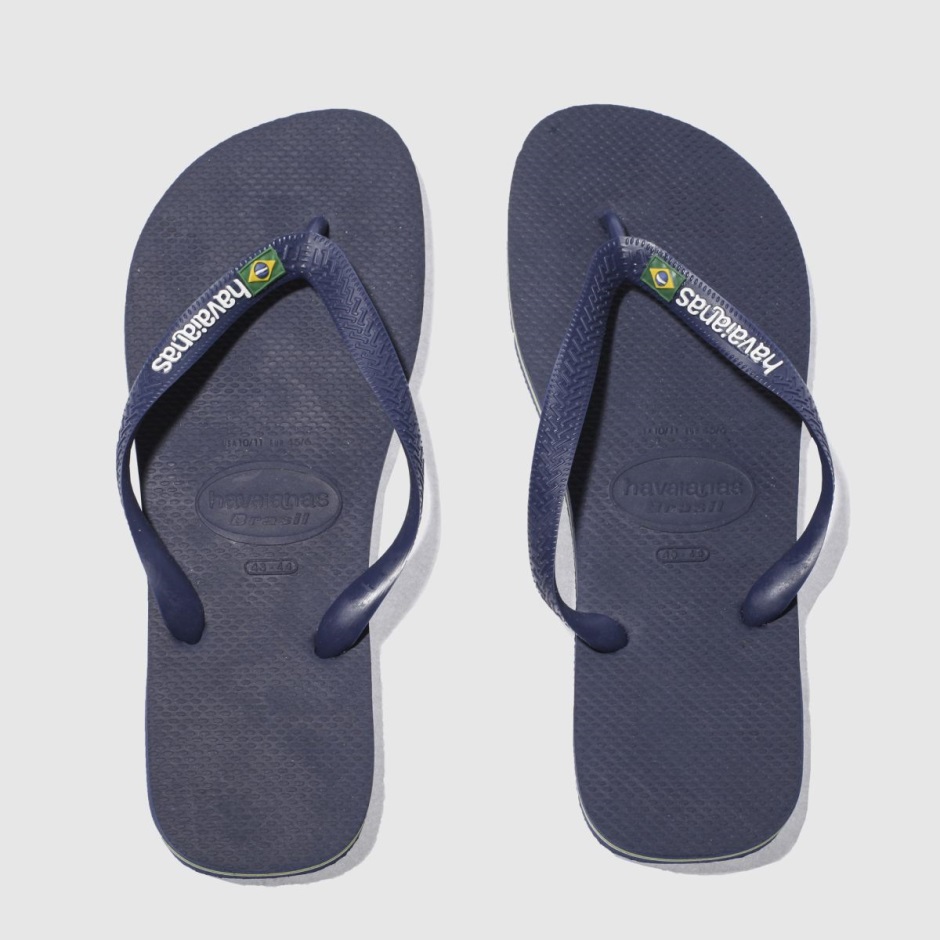 Marineblaue Havaianas Brasil Logo Sandalen Dr Martens Schweiz