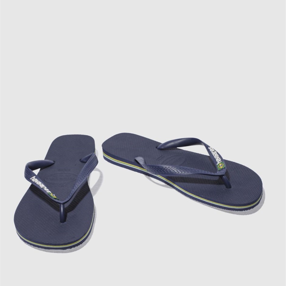 Marineblaue Havaianas Brasil Logo Sandalen Dr Martens Schweiz