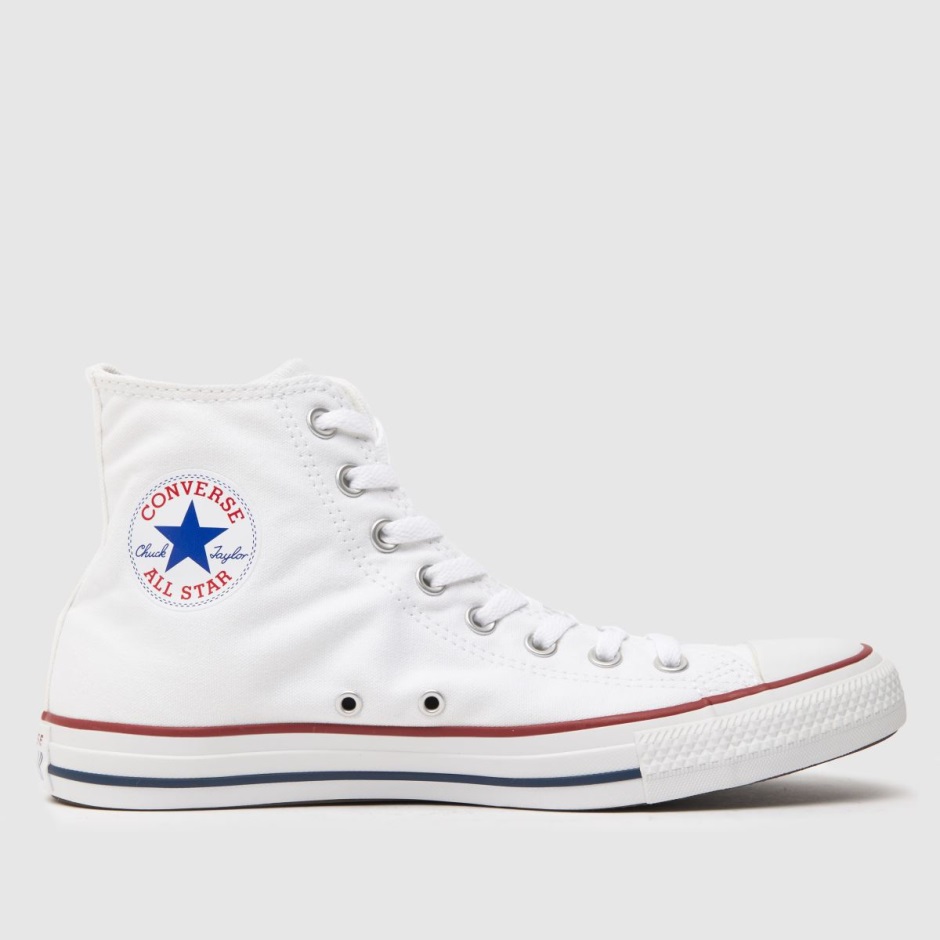 Weiß Dr Martens Schweiz Converse All Star Hi Top Turnschuhe