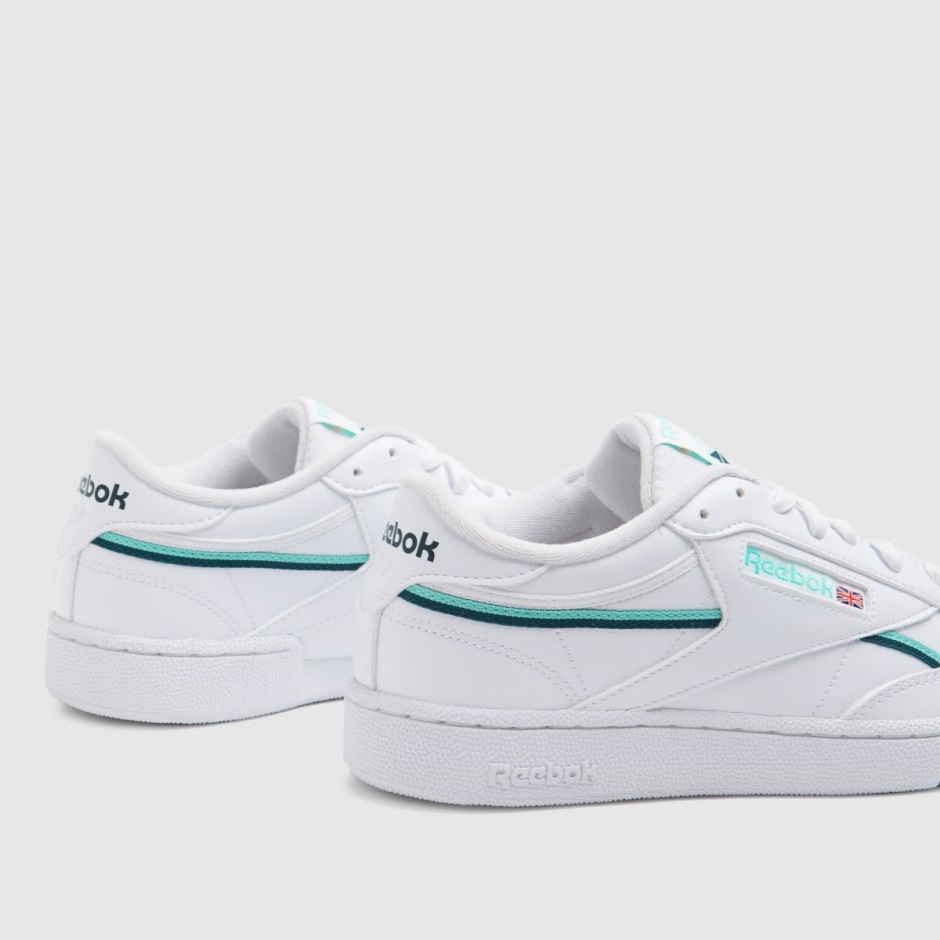 Weiß-grün Dr Martens Schweiz Reebok Club C 85 Turnschuhe