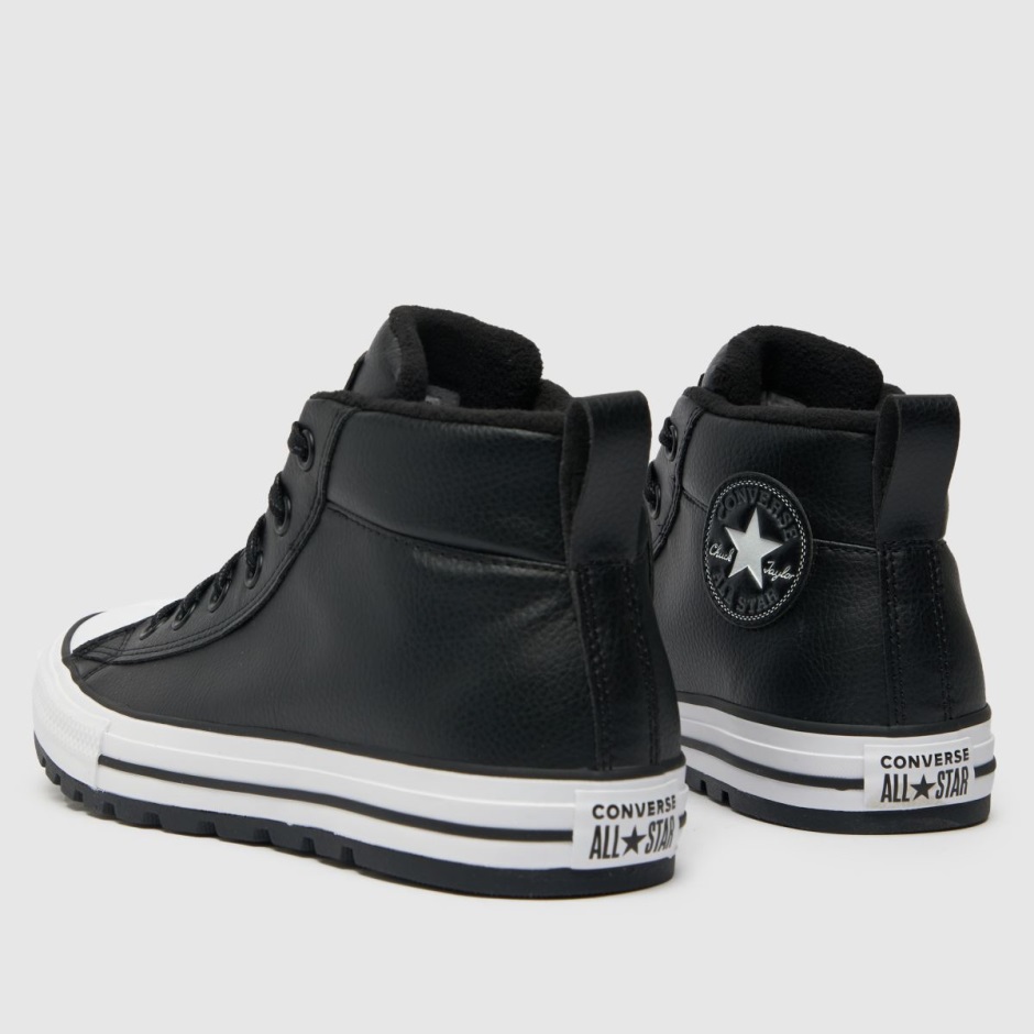 Schwarze Converse All Star Street Mid Turnschuhe Dr Martens Schweiz