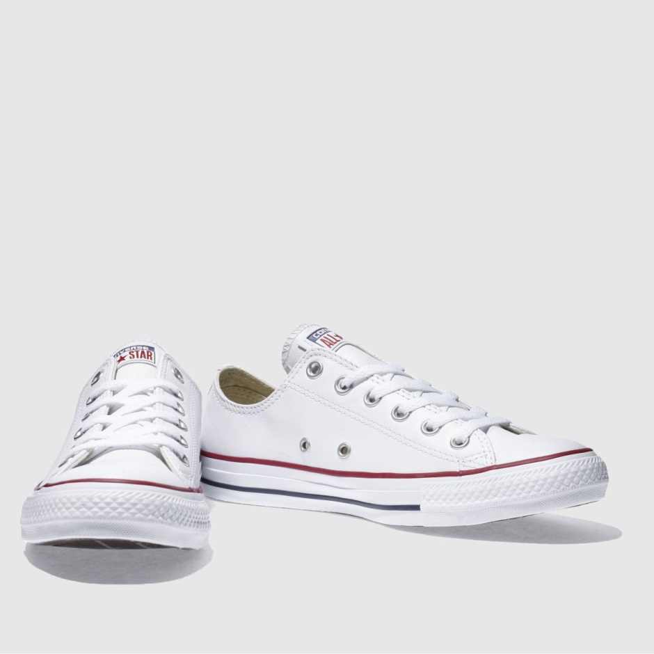 Weiß Dr Martens Schweiz Converse All Star Ox Turnschuhe Aus Leder