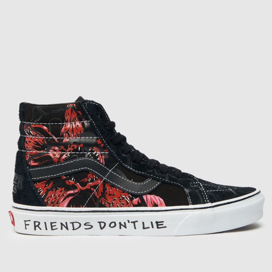 Vans Stranger Things Sk8-hi Reissue Turnschuhe Schwarz-rot Dr Martens Schweiz