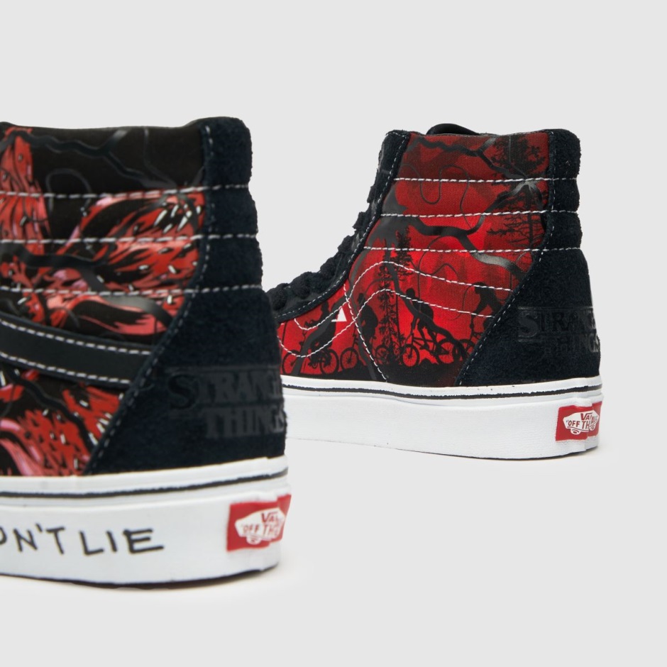 Vans Stranger Things Sk8-hi Reissue Turnschuhe Schwarz-rot Dr Martens Schweiz