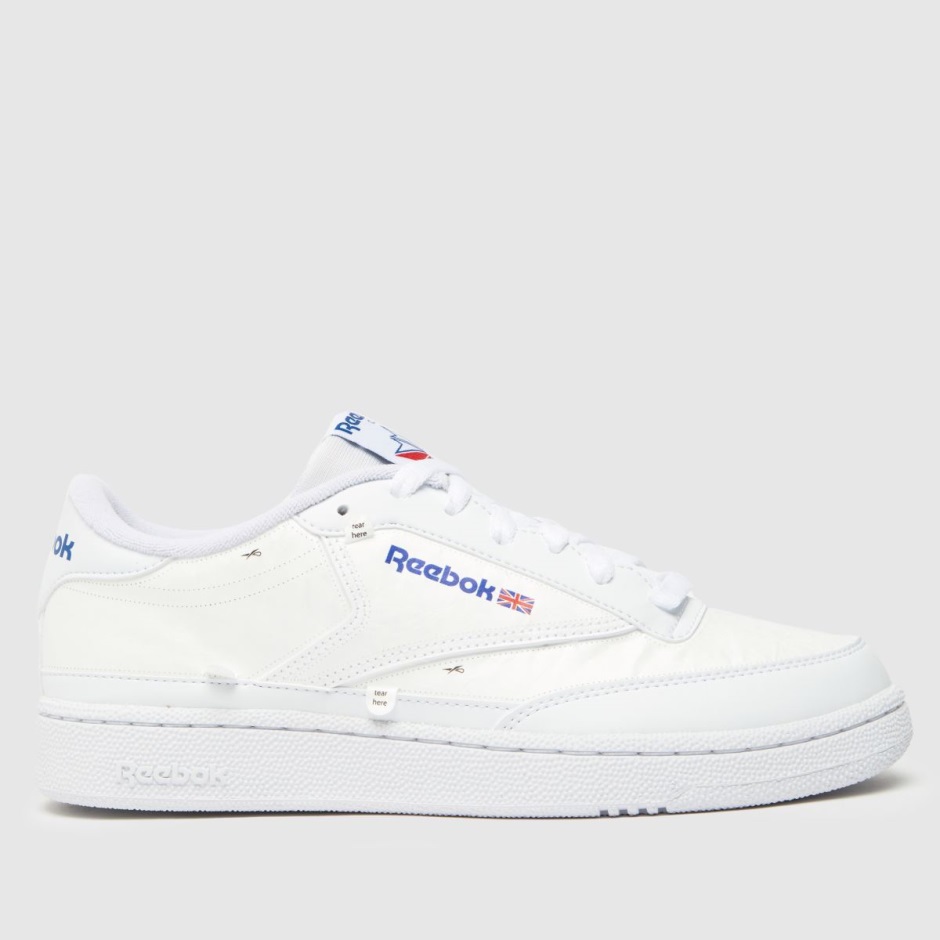 White Dr Martens Schweiz Reebok Club C 85 X U Trainers