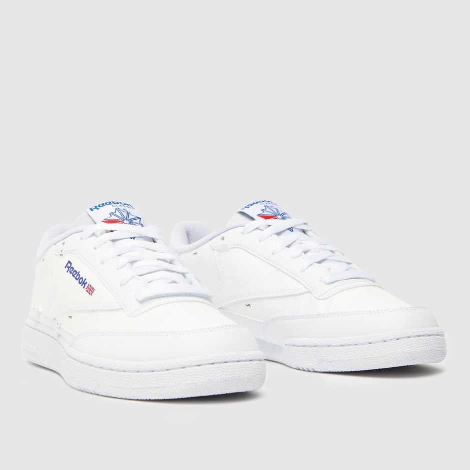 White Dr Martens Schweiz Reebok Club C 85 X U Trainers
