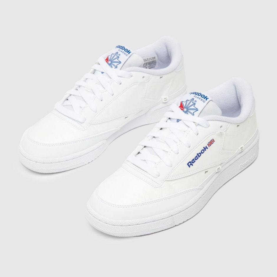 White Dr Martens Schweiz Reebok Club C 85 X U Trainers