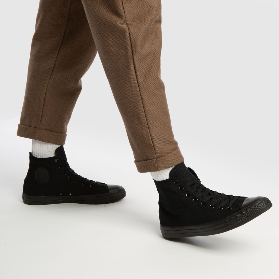 Schwarz Dr Martens Schweiz Converse All Star Mono Hi Trainer