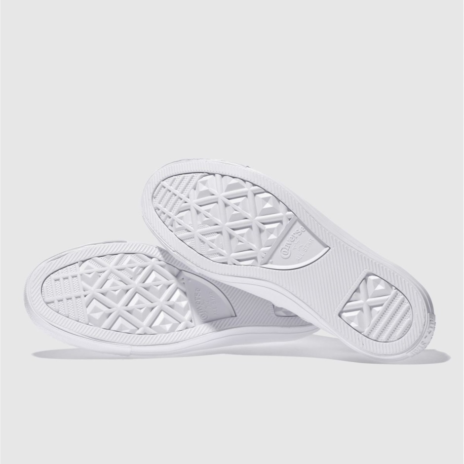 Weiß Dr Martens Schweiz Converse All Star Leder Mono Ox Turnschuhe