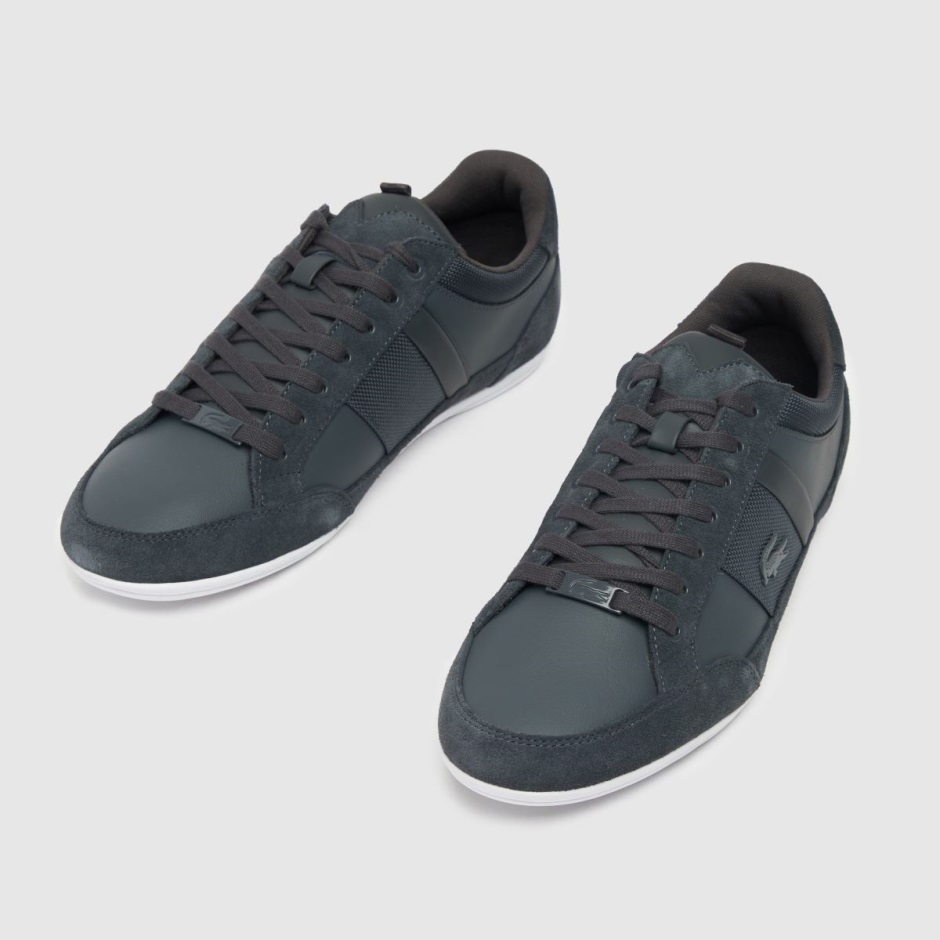 Grey Dr Martens Schweiz Lacoste Chaymon Trainers