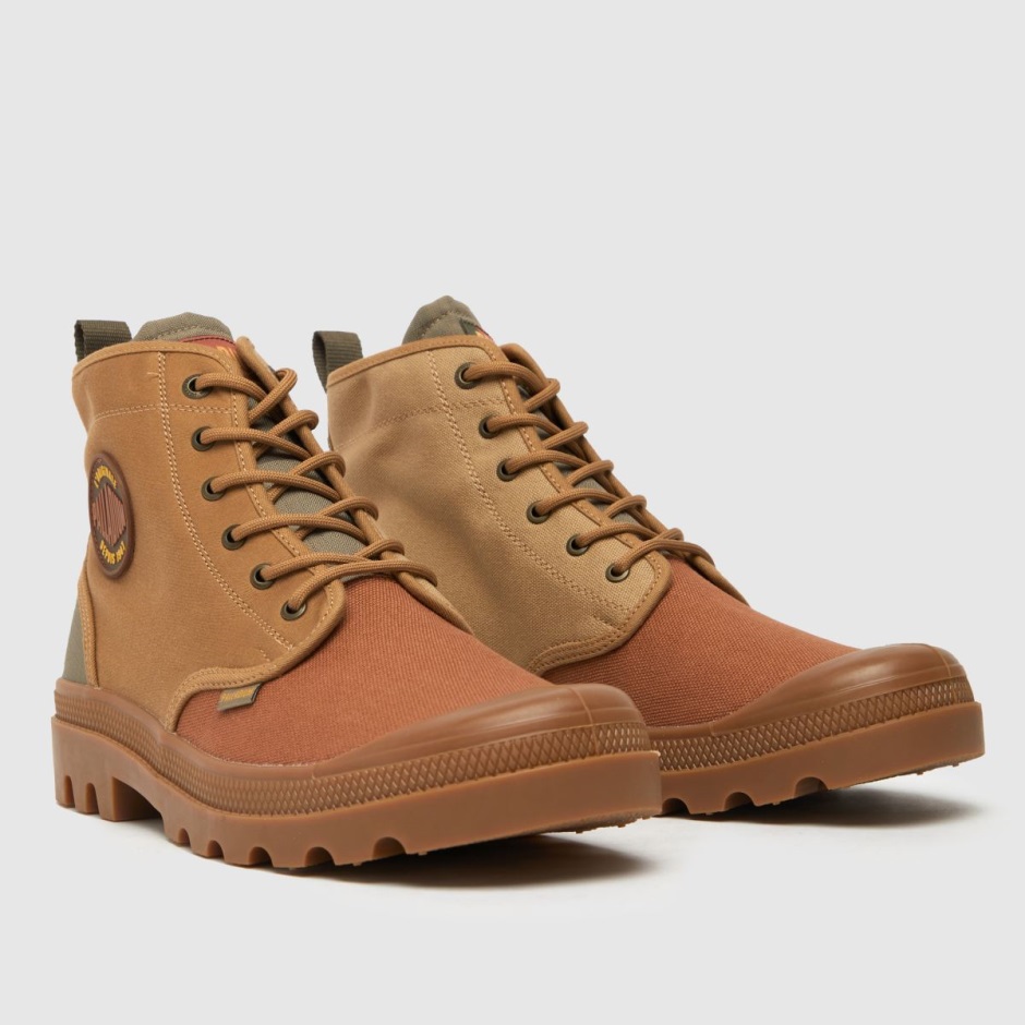Dr Martens Schweiz Zürich Palladium Pampa Shade 75 Trainers Tan