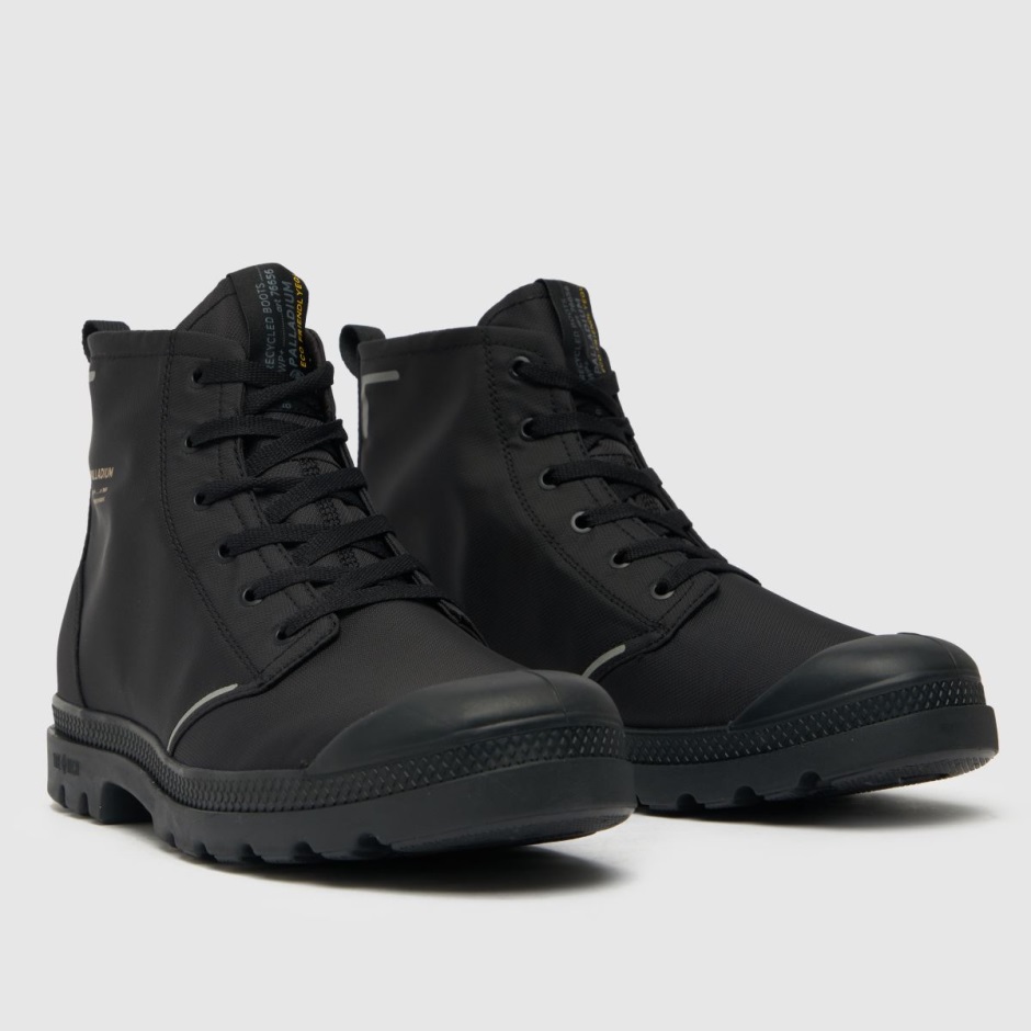 Black Dr Martens Schweiz Palladium Pampa Lite+rcycl Wp+ Trainers
