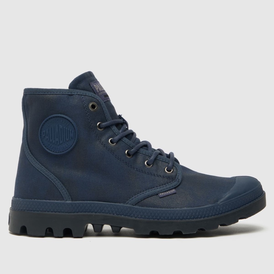 Dr Martens Schweiz Zürich Blue Palladium Pampa Hi Wax Trainers