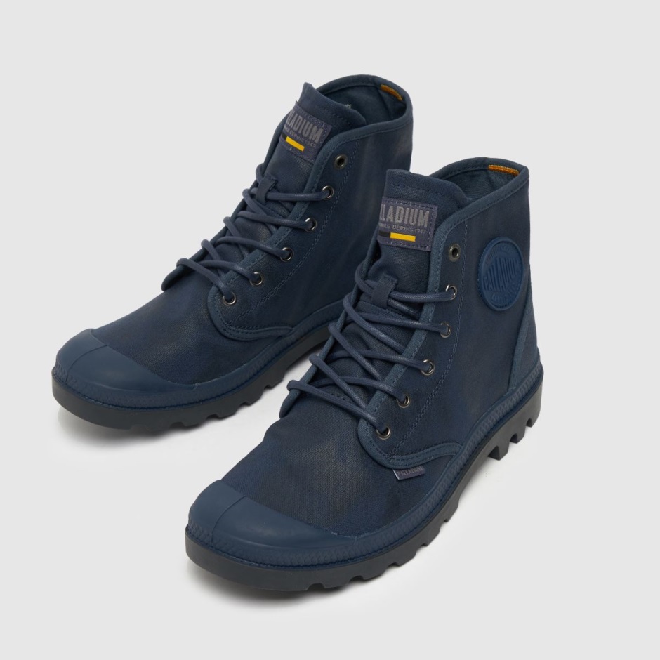 Dr Martens Schweiz Zürich Blue Palladium Pampa Hi Wax Trainers