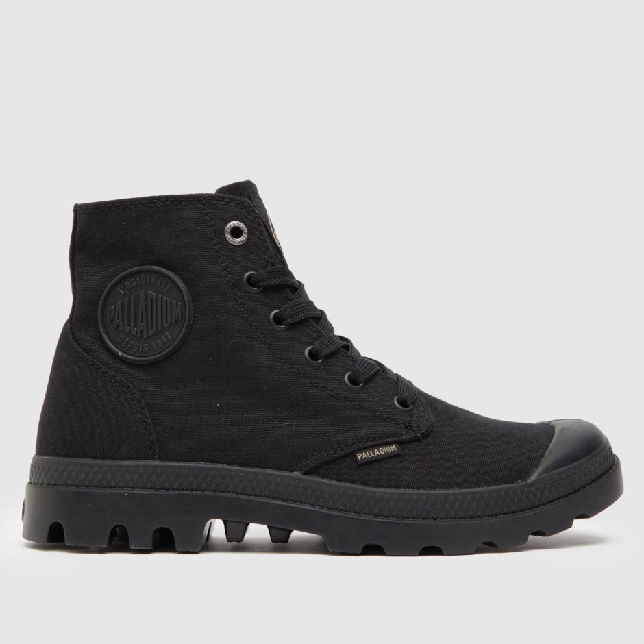 Dr Martens Schweiz Zürich Black Palladium Monochrome Pampa Trainers