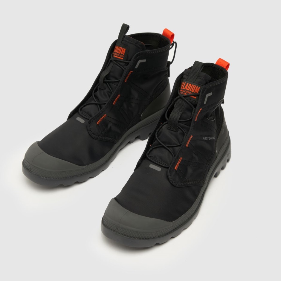 Dr Martens Schweiz Zürich Palladium Pampa Travel Lite Trainers Black