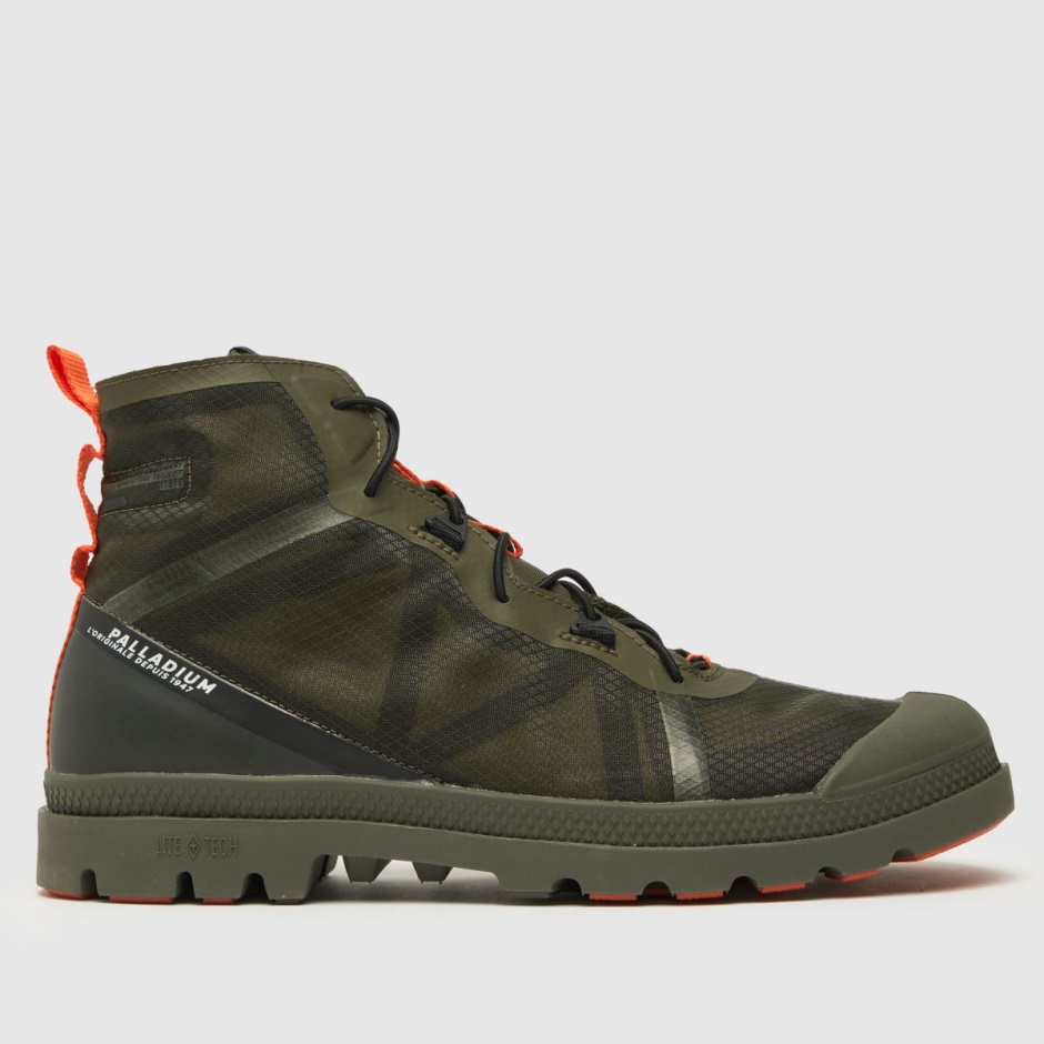 Dunkelgrün Palladium Pampa Travellite Turnschuhe Dr Martens Schweiz