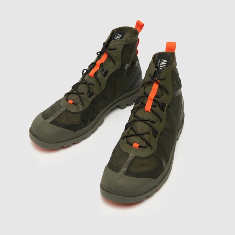 Dunkelgrün Palladium Pampa Travellite Turnschuhe Dr Martens Schweiz