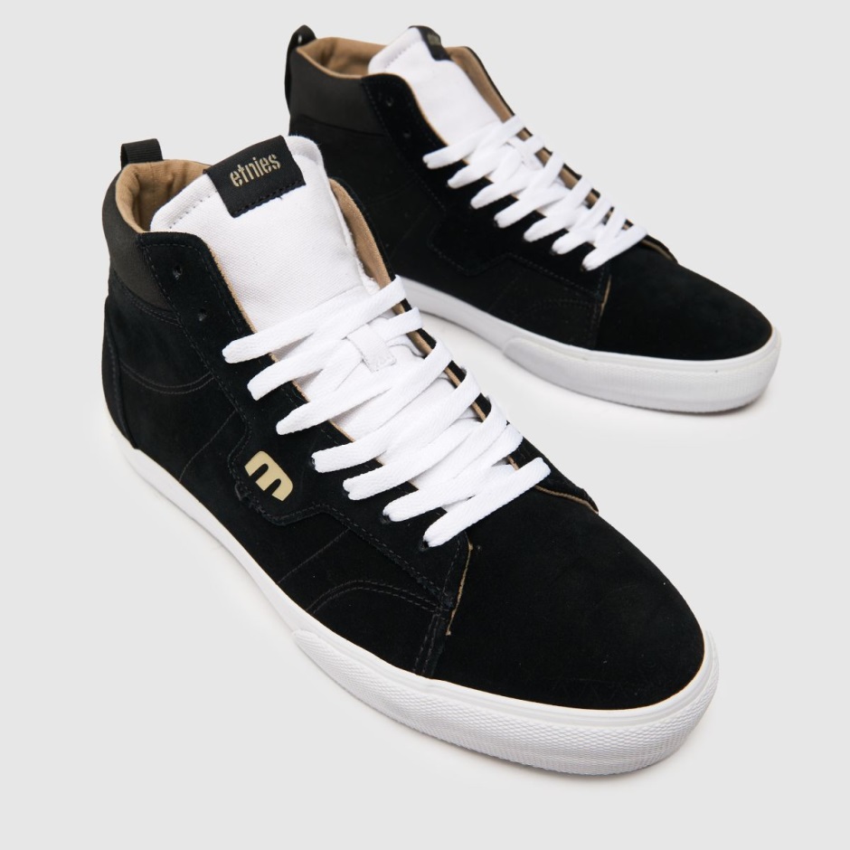 Schwarz-weiß Dr Martens Schweiz Etnies Kayson Hohe Turnschuhe