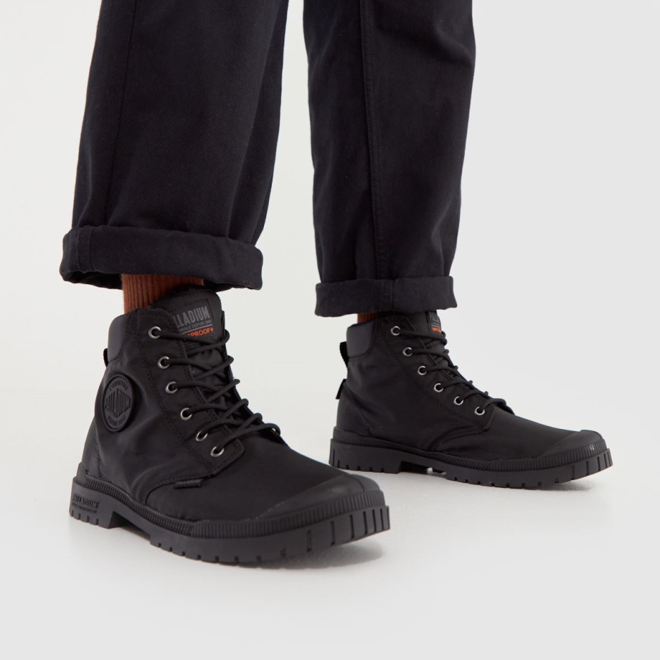 Schwarz Dr Martens Schweiz Palladium Pamps Sp20 Suff Trainer