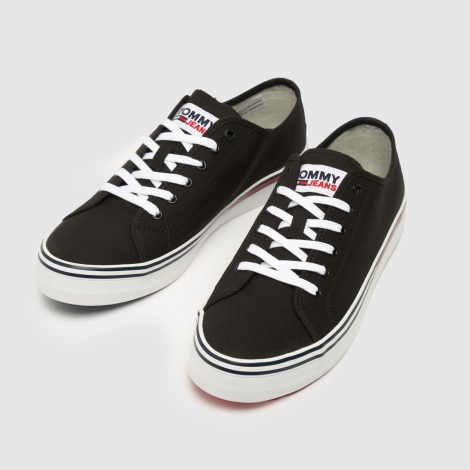 Dr Martens Schweiz Zürich Tommy Jeans Essential Low Cut Trainers Black