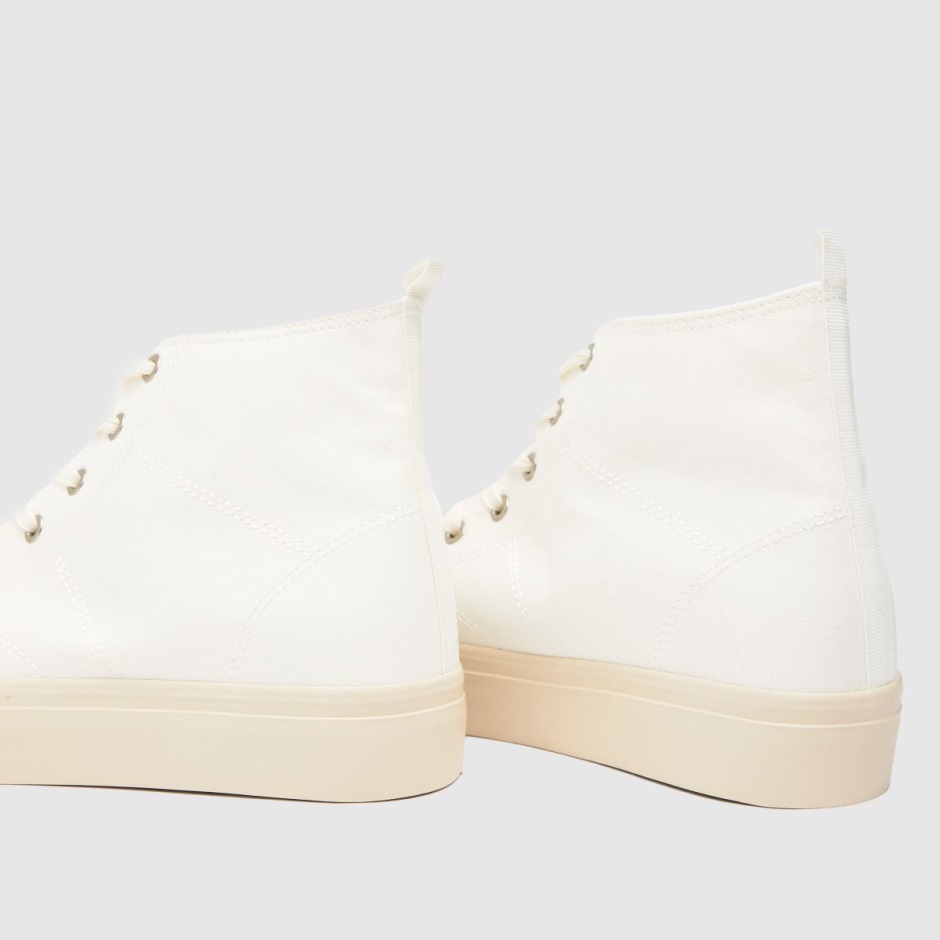 White Schuh Webb Canvas High Top Trainers Dr Martens Schweiz