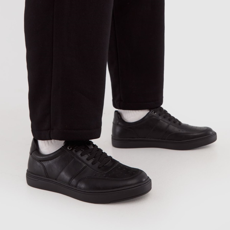 Black Schuh Wes Court Trainers Dr Martens Schweiz