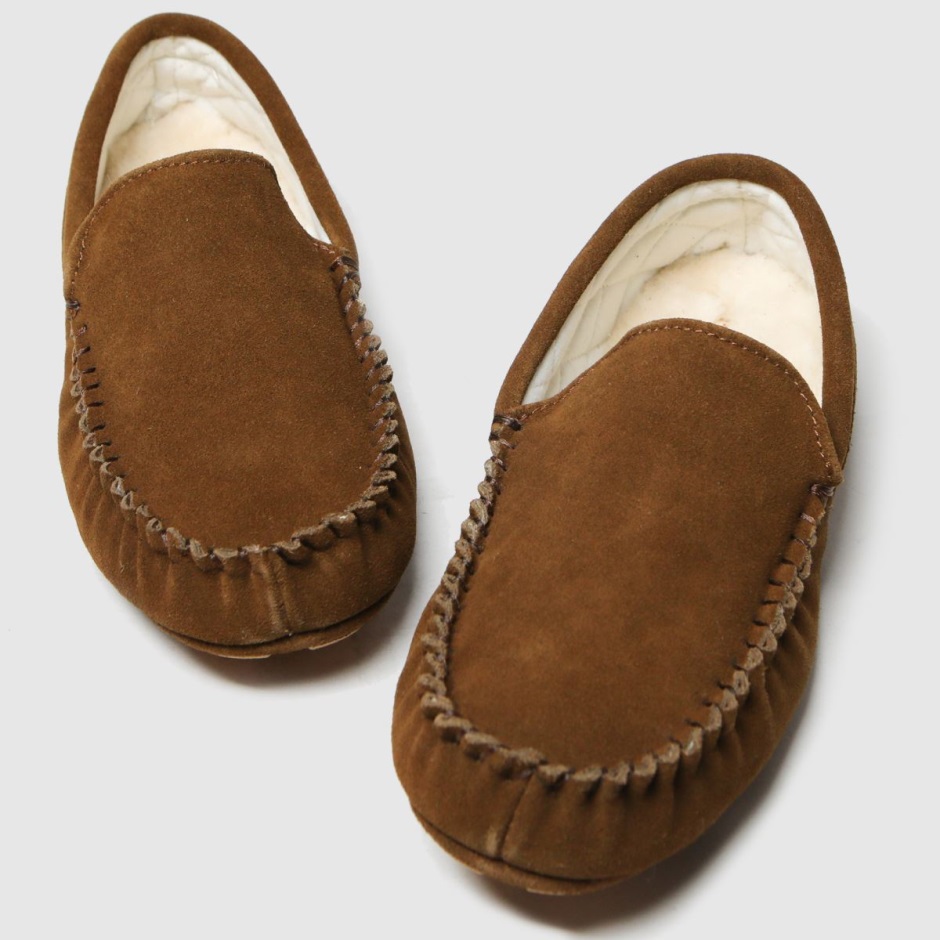 Tan Dr Martens Schweiz Schuh Sawyer Suede Slippers