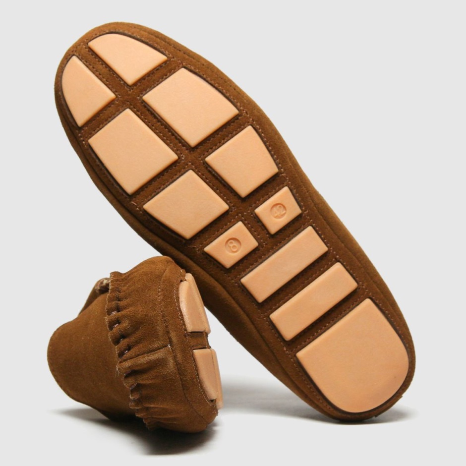 Tan Dr Martens Schweiz Schuh Sawyer Suede Slippers