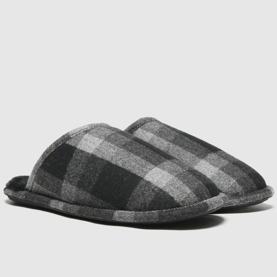 Dr Martens Schweiz Zürich Grey Schuh Spencer Check Mule Slippers