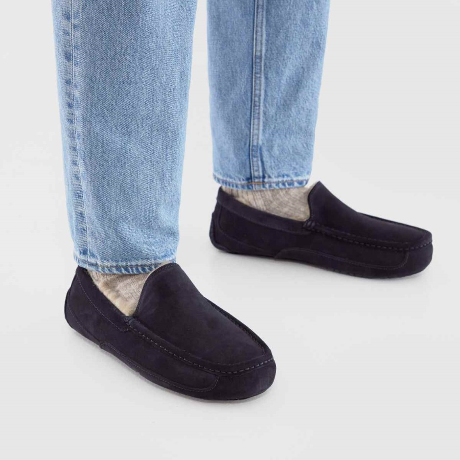 Dr Martens Schweiz Zürich Ugg Ascot Slippers Navy