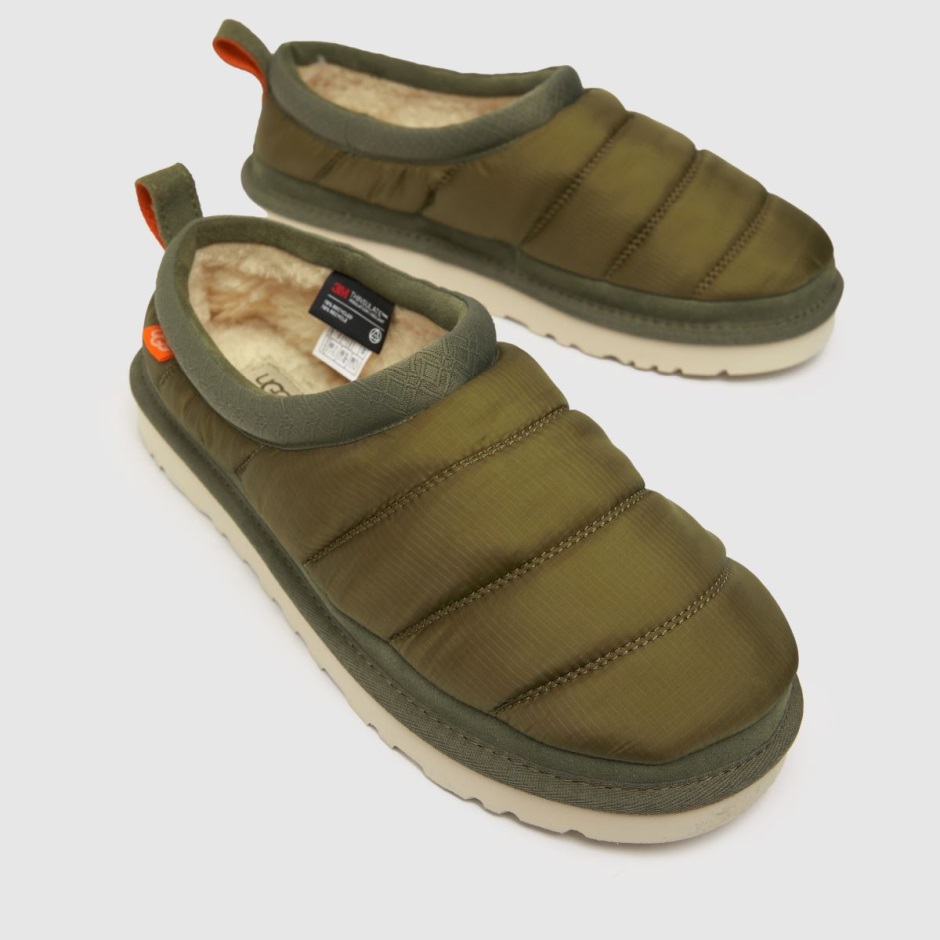 Khaki Ugg Tasman Puft Slippers Dr Martens Schweiz