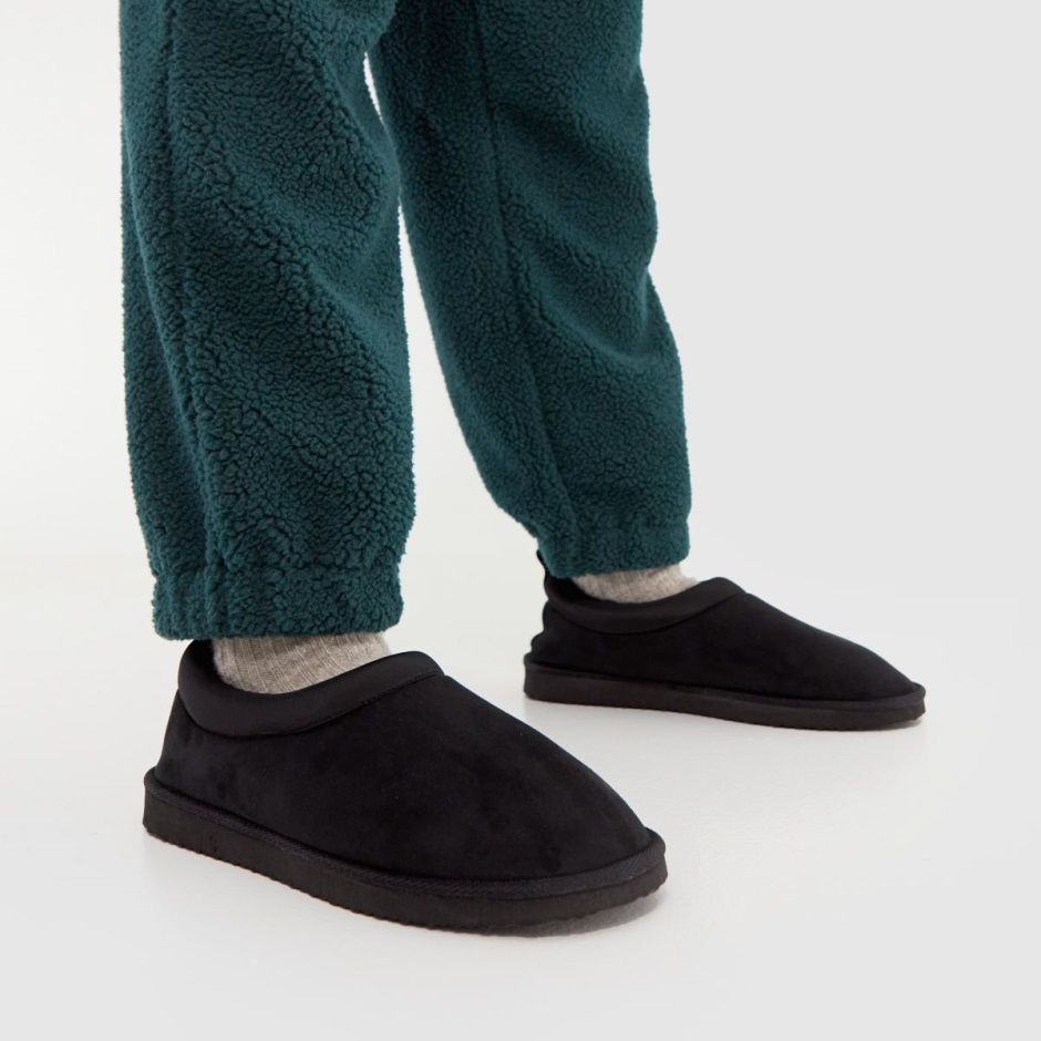 Black Dr Martens Schweiz Schuh Sail Suedette Mule Slippers