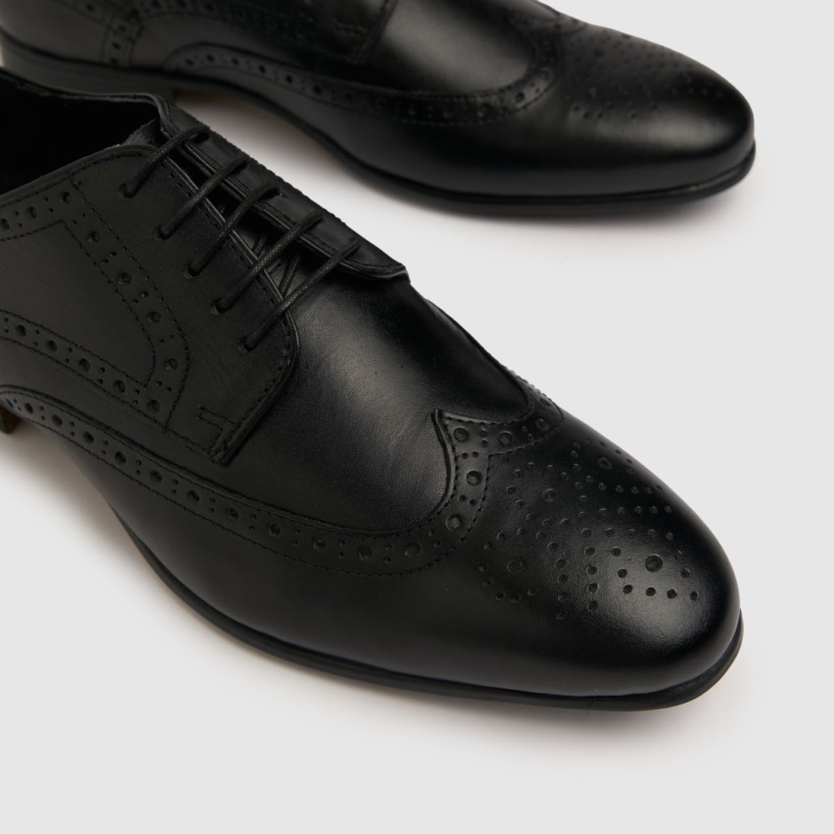 Schuh Rowen Leather Brogue Shoes Dr Martens Schweiz Zürich Black