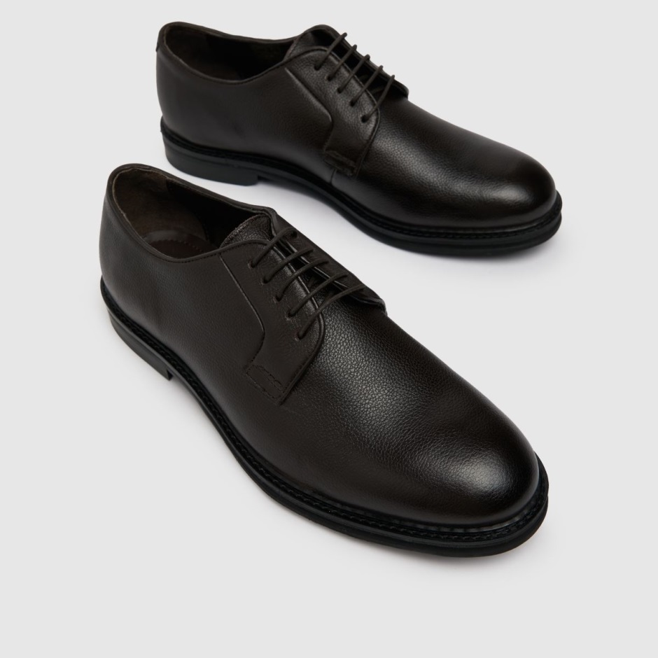 Brown Dr Martens Schweiz Schuh Reggie Postman Derby Shoes