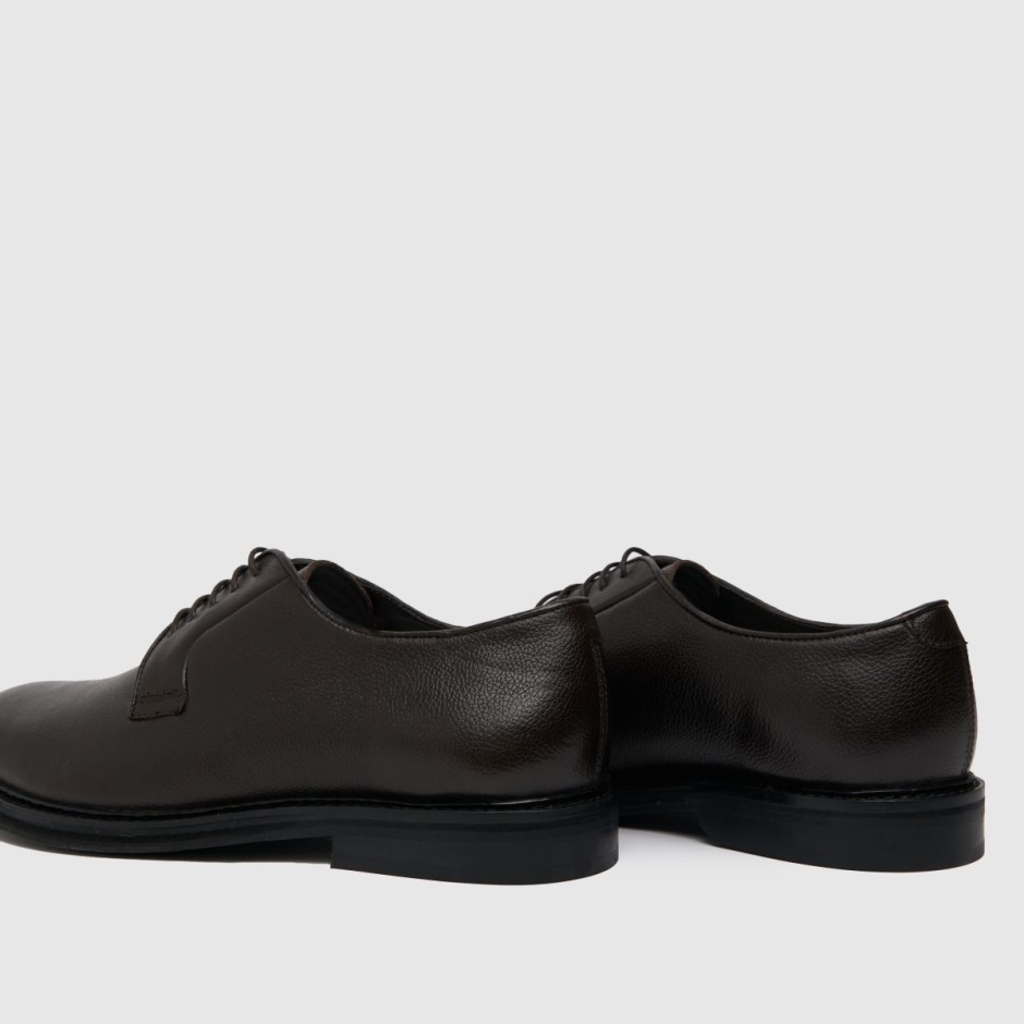 Brown Dr Martens Schweiz Schuh Reggie Postman Derby Shoes