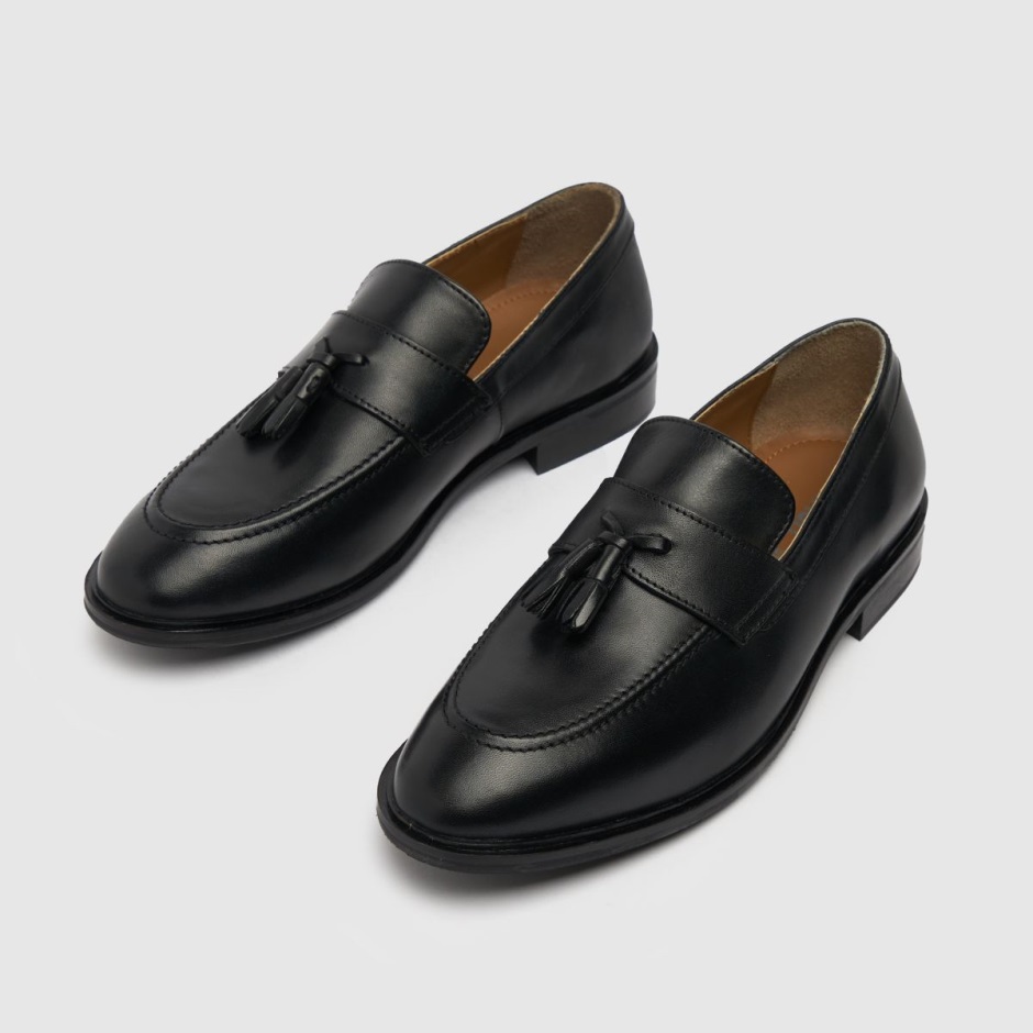 Black Dr Martens Schweiz Schuh Raheem Tassel Loafer Shoes