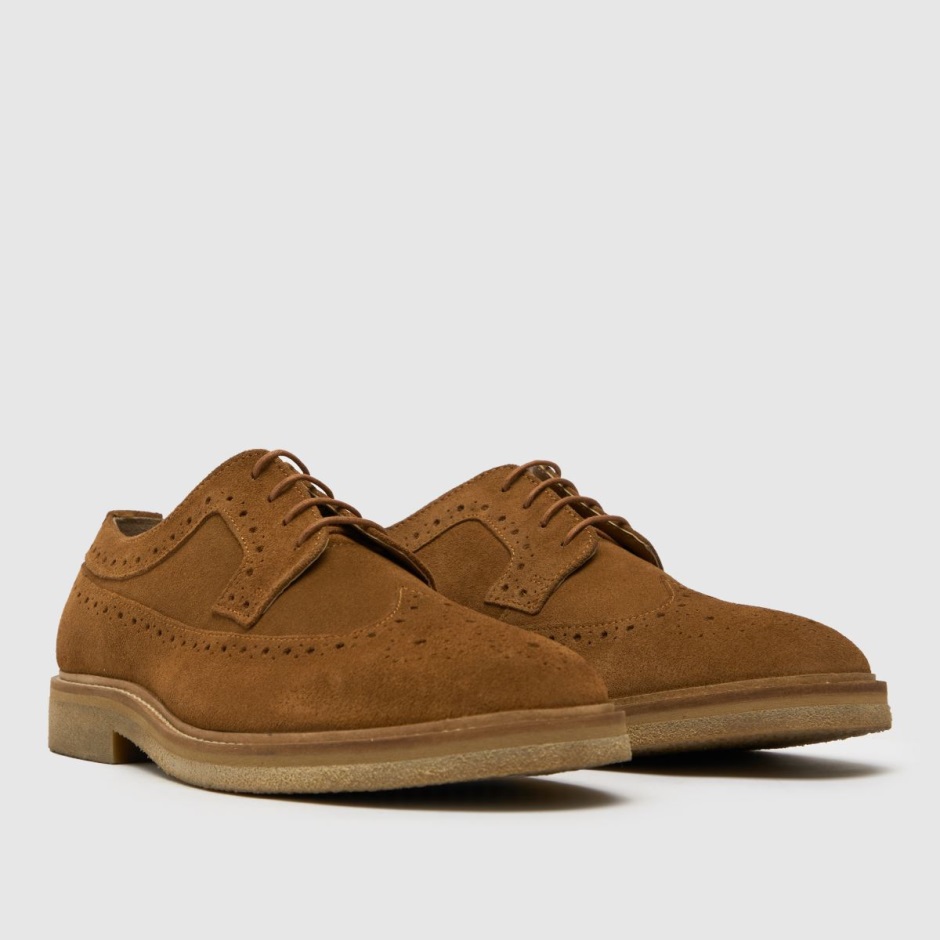 Dr Martens Schweiz Zürich Tan Schuh Orion Suede Brogue Shoes
