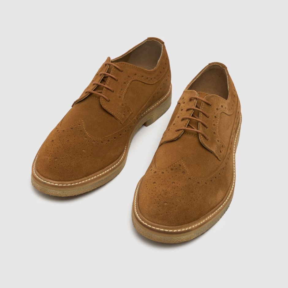 Dr Martens Schweiz Zürich Tan Schuh Orion Suede Brogue Shoes