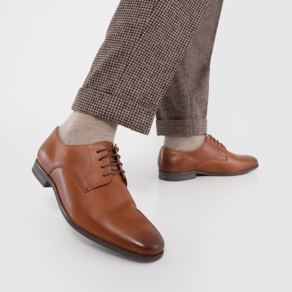 Dr Martens Schweiz Zürich Schuh Ramon Leather Derby Shoes Tan