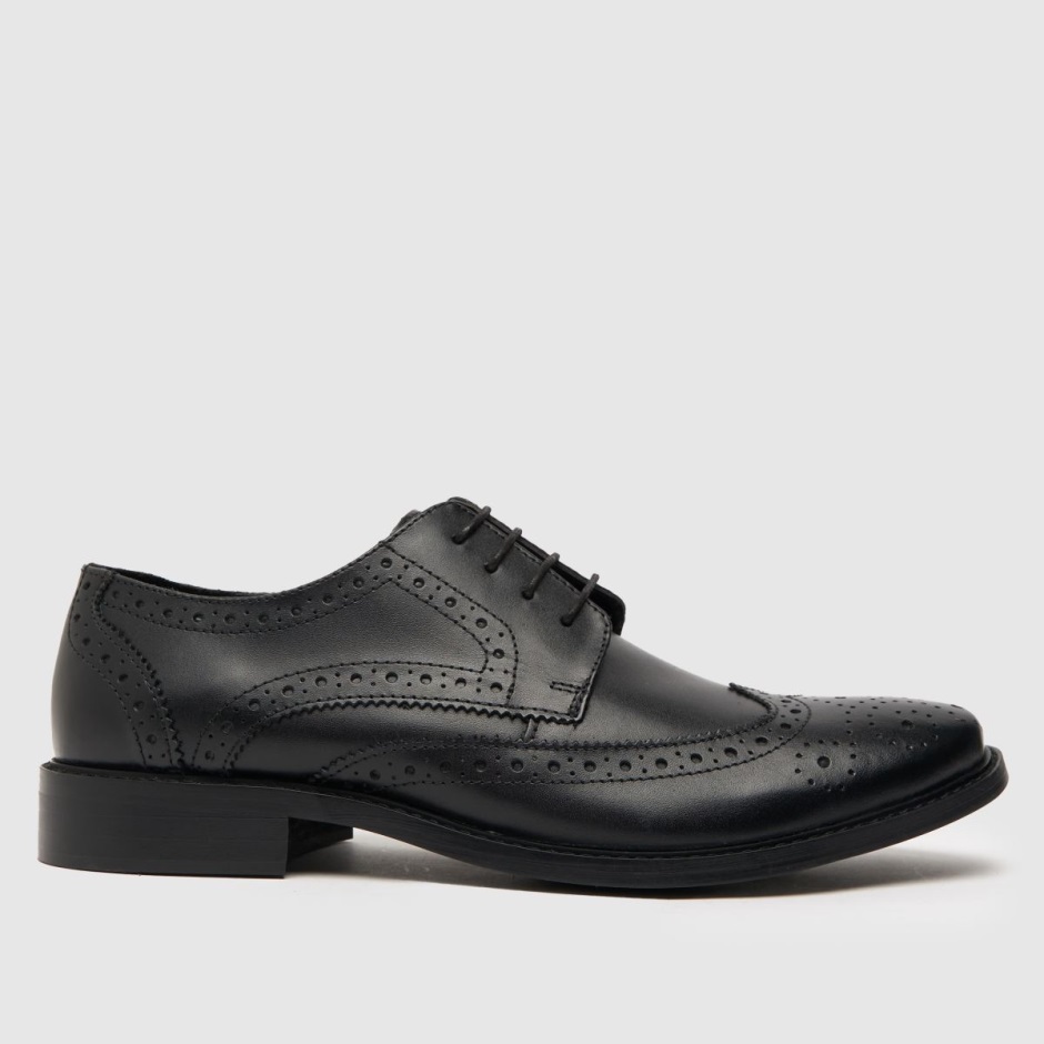 Black Schuh Rowland Leather Brogue Shoes Dr Martens Schweiz