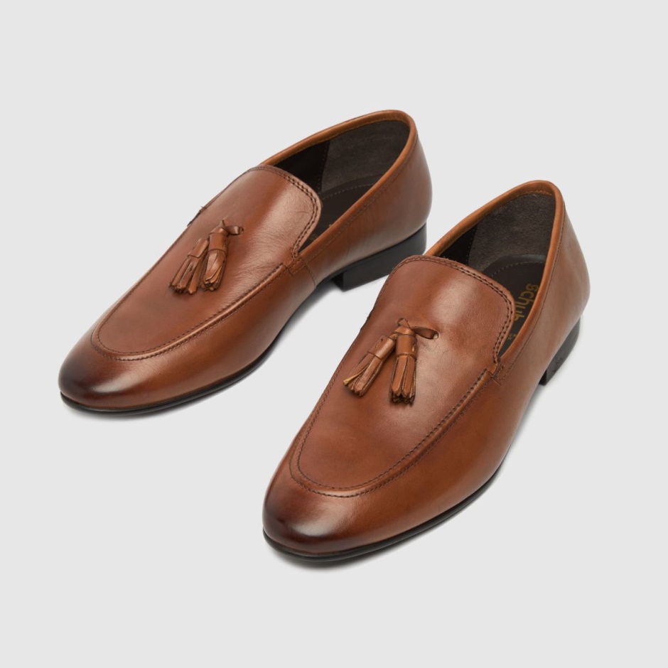 Tan Dr Martens Schweiz Schuh Rhett Tassel Loafer Shoes