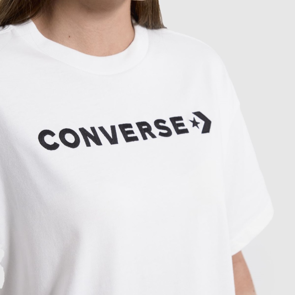 Dr Martens Schweiz Zürich Converse Wordmark Relaxed T-shirt White