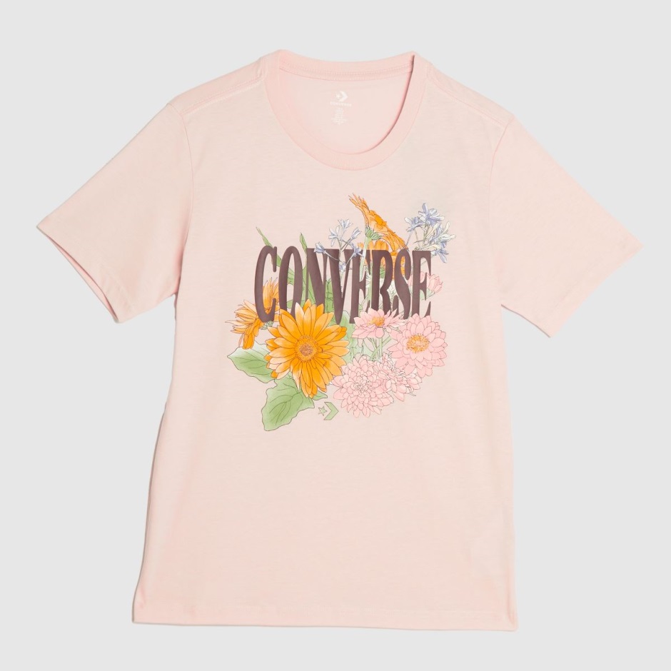 Blassrosa Converse Desert Floral T-shirt Dr Martens Schweiz
