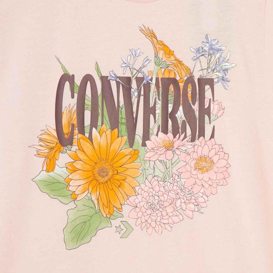 Blassrosa Converse Desert Floral T-shirt Dr Martens Schweiz