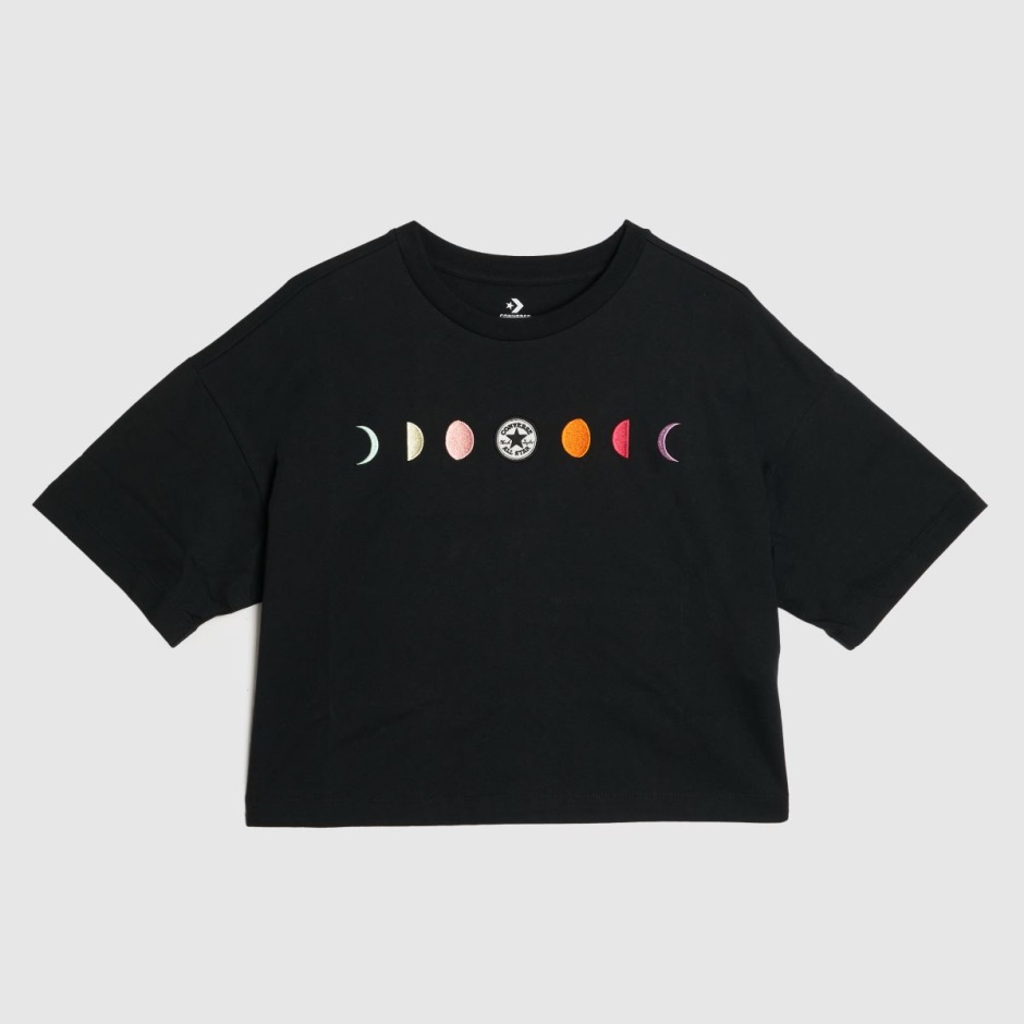 Schwarzes Kastenförmiges T-shirt Von Dr Martens Schweiz Converse Crystal Energy