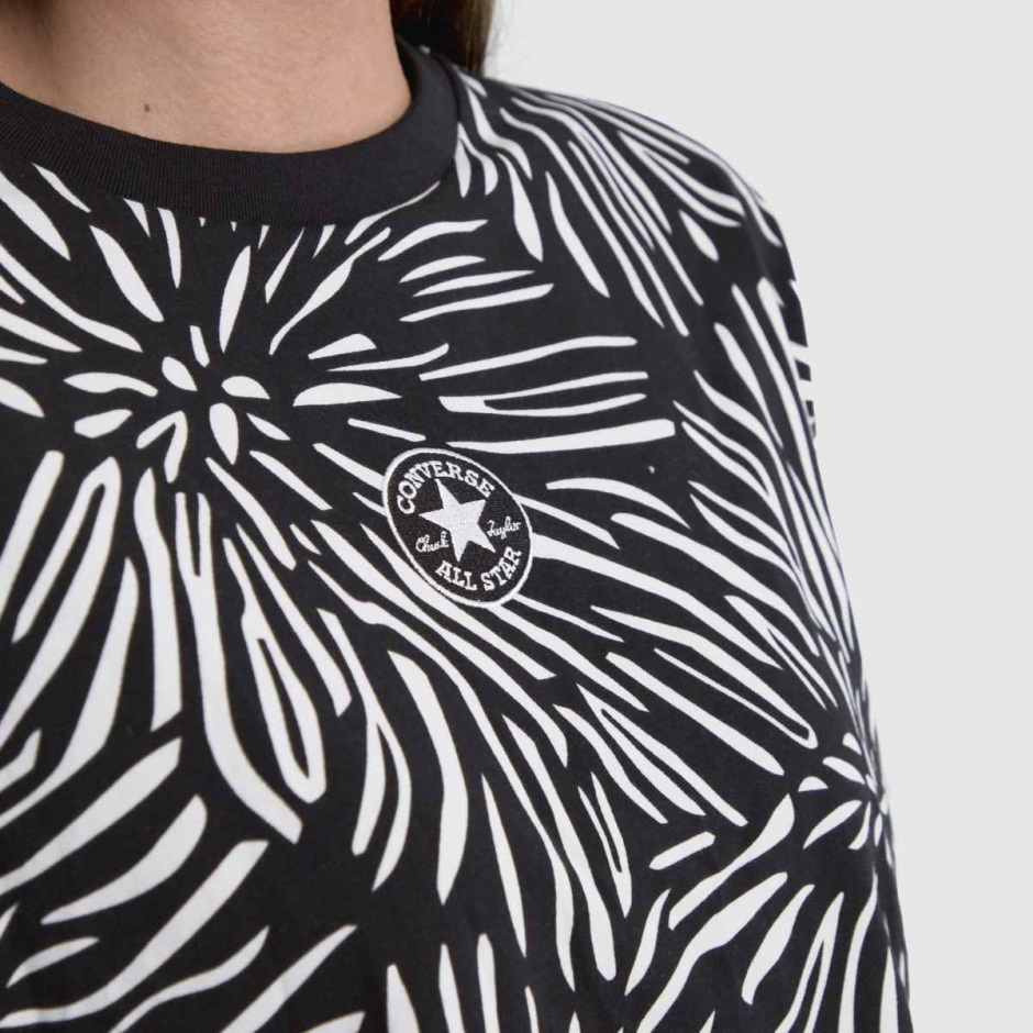 Dr Martens Schweiz Zürich Black Converse Animalier Allover Boxy T-shirt