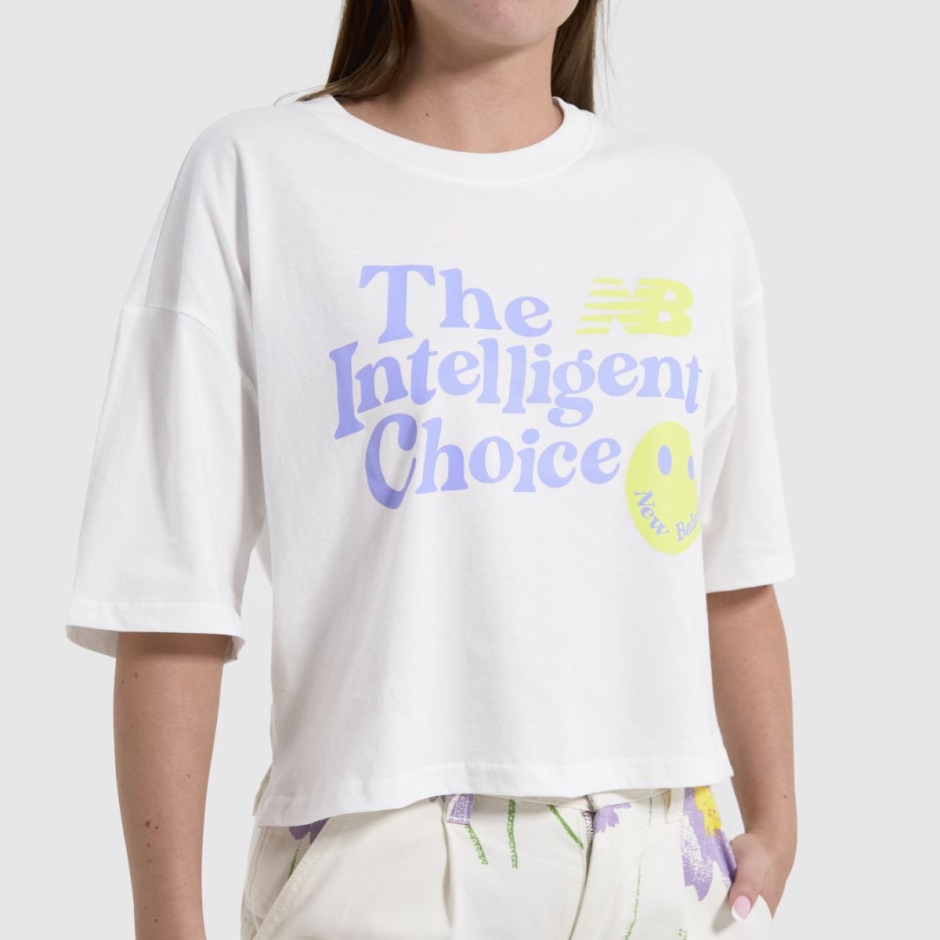 Dr Martens Schweiz Zürich Weiss-lila New Balance The Intelligent Choice T-shirt