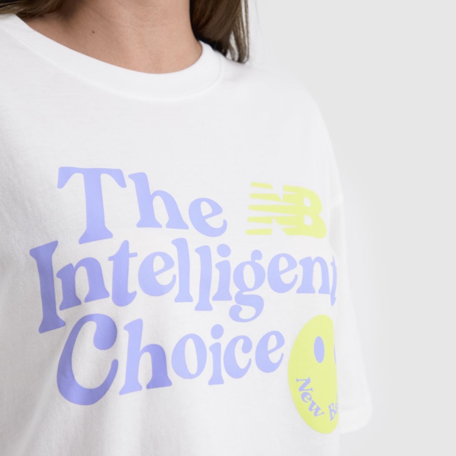 Dr Martens Schweiz Zürich Weiss-lila New Balance The Intelligent Choice T-shirt