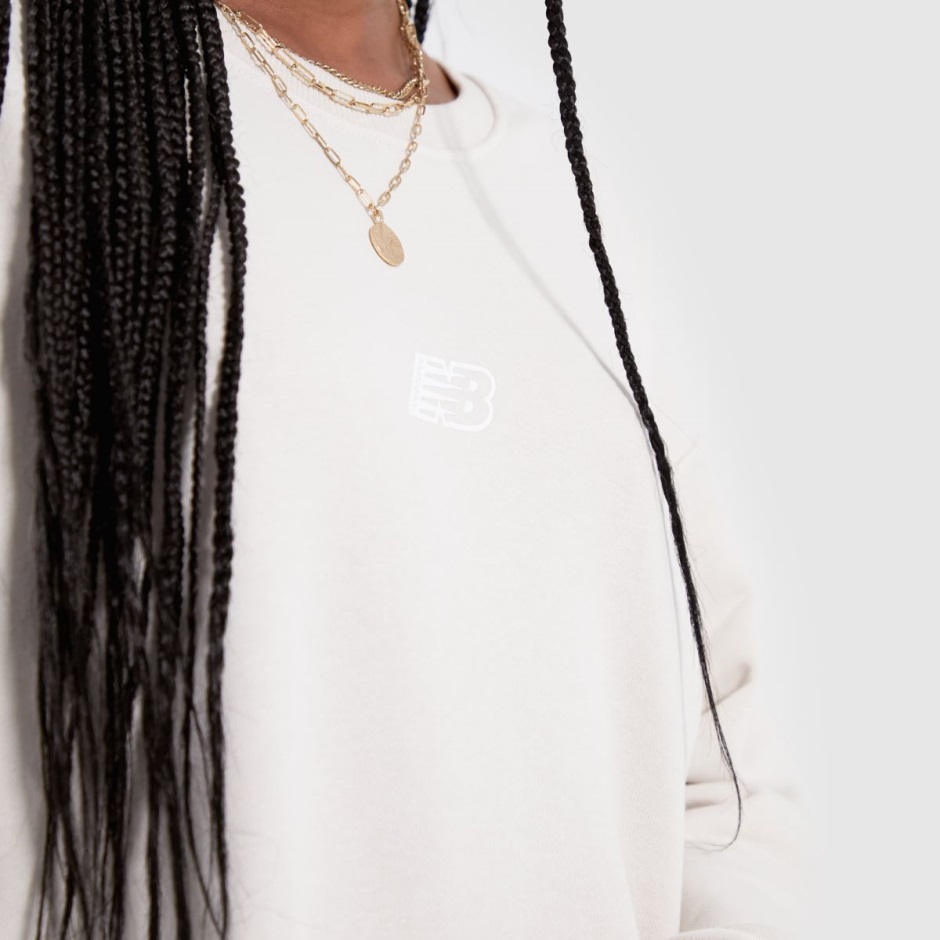 New Balance Essentials Crew Sweatshirt Dr Martens Schweiz Zürich White